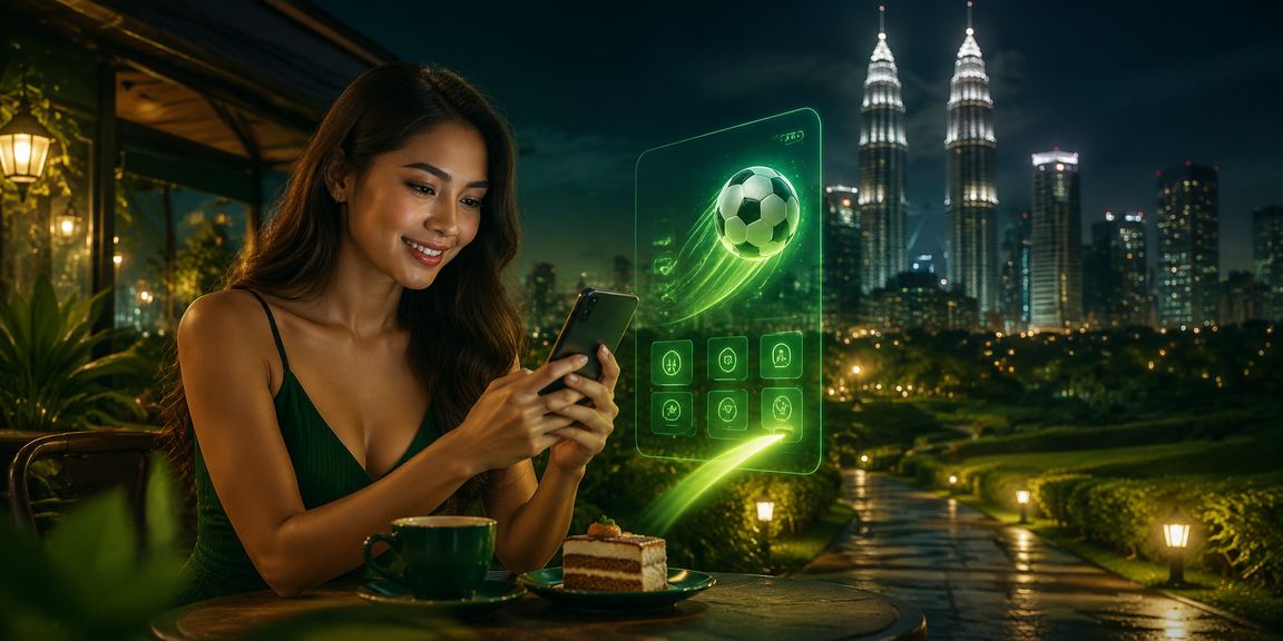 Pertaruhan bola sepak di Kuala Lumpur dalam gaya khas Malaysia
