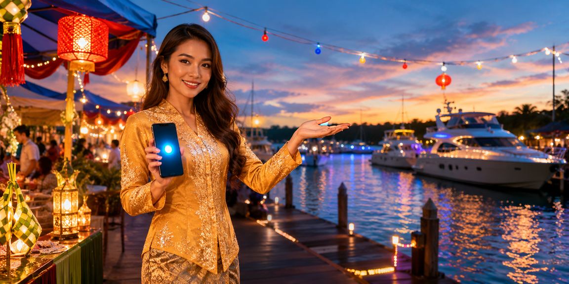 Proses deposit semasa perayaan Hari Raya di Malaysia dengan platform 9102